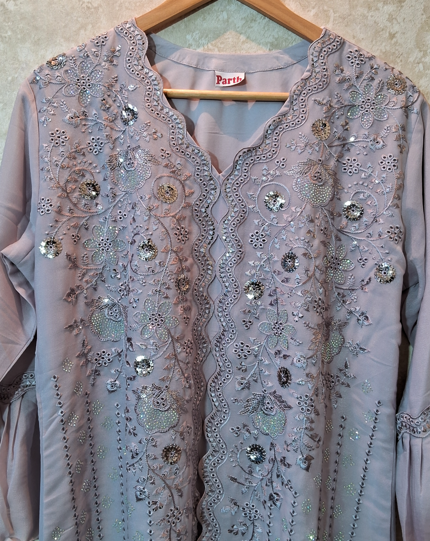 Premium frock suit ready to wear with handwork & embroidred ID005